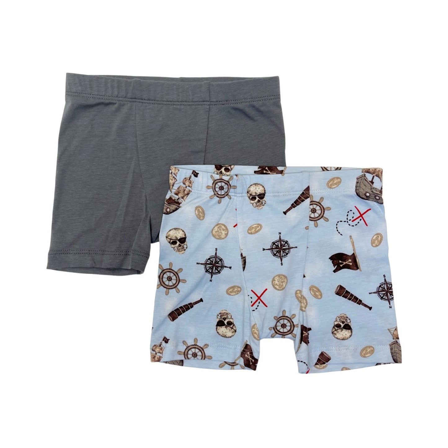 B007 Esme Boys 2pcs Boxer Blocks, Food Galaxy, Chips, Bat, Santa Pup, Dinos, Pirates, On Air, Jack Boo