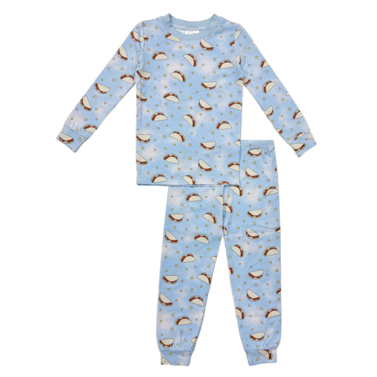 BCS49 Esme Boys Full Length Set Pajamas Maverick Chips, Dribble