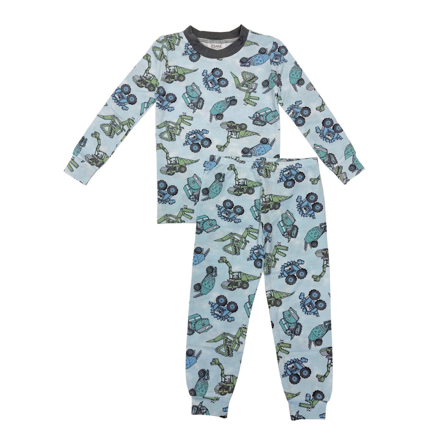 BCS49 Esme Boys Full Length Pajamas Set Superhero, Star, Gummies