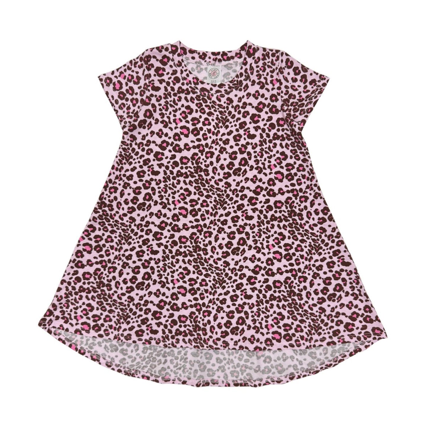 BW917 Esme Girl's Animal Cookies, Bunny Marshmallow, Cotton Candy, Hearts Short Sleeve Dress