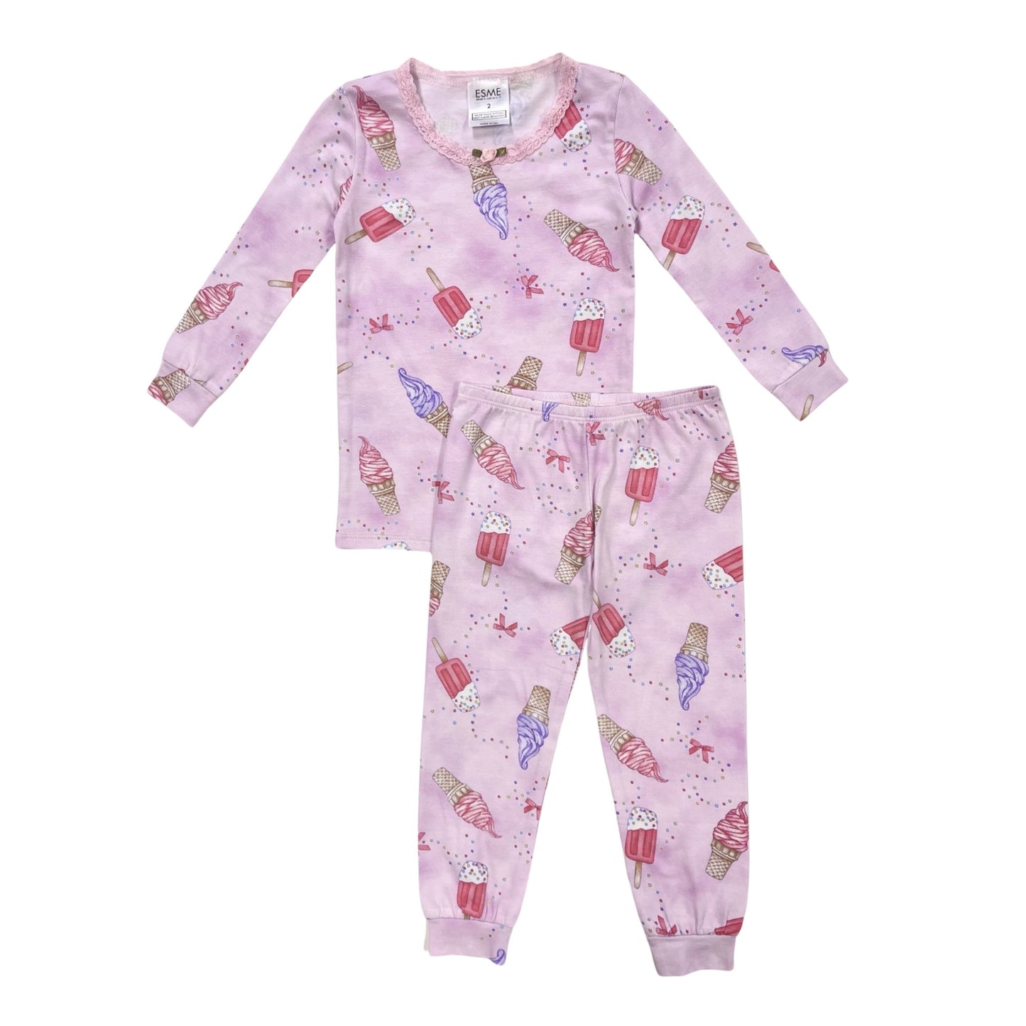 SF977 Esme Girl's Full Length Set Bunny, Pearly Hearts, Bloom, Unicorn Sky, Smilee