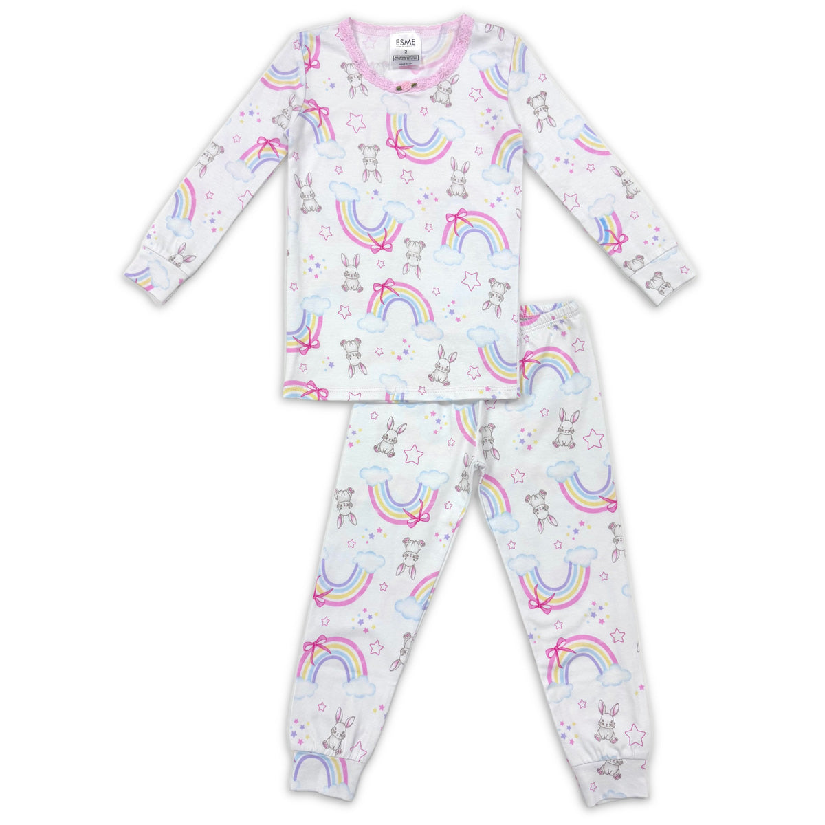 SF977 Esme Girl's Full Length Set Bunny, Pearly Hearts, Unicorn Sky, Smilee, Taco, Bow, Popsicle