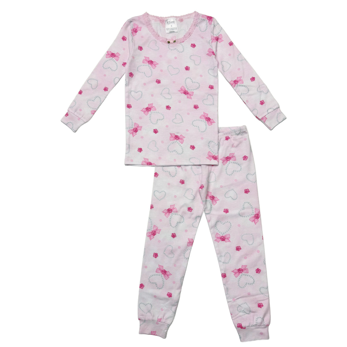 SF977 Esme Girl's Full Length Set Bunny, Pearly Hearts, Bloom, Unicorn Sky, Smilee