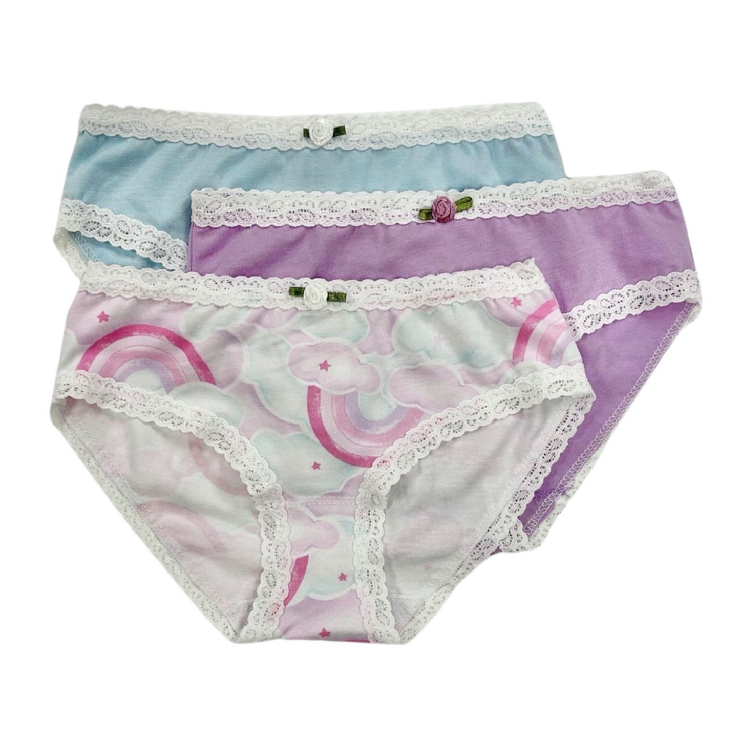 U20 Esme Girl's 3-Pack Panty Sugar Rush, Cherry Tennis