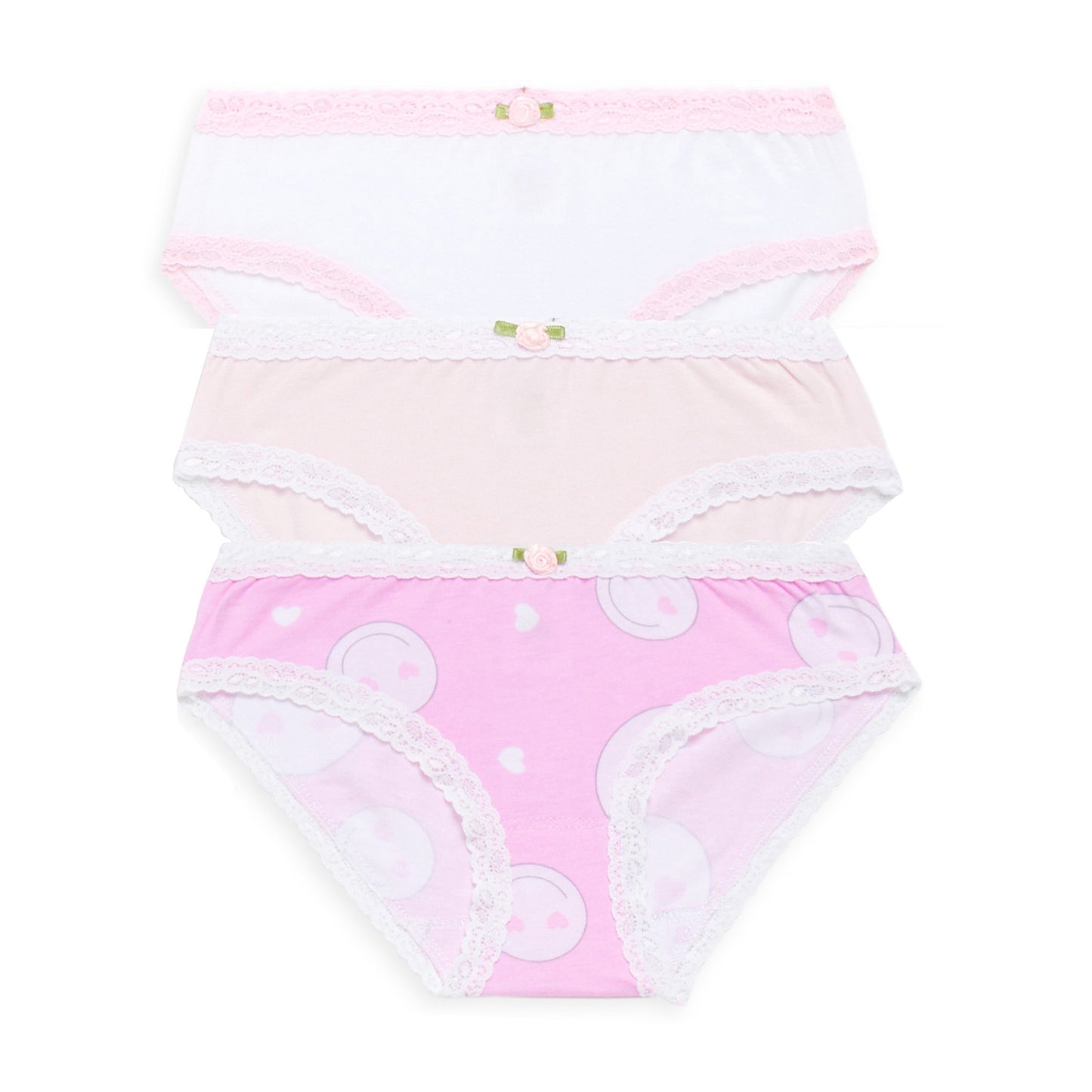 U20 Esme Girl's 3-Pack Panty Unicorn Sky, Smilee, Friendship Bracelet
