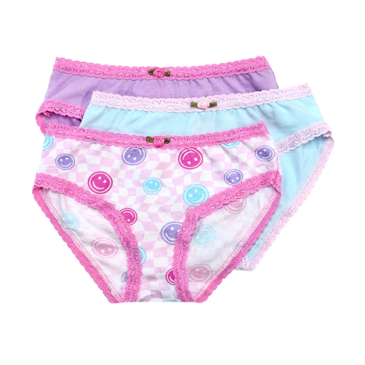 U20 Esme Girl's 3-Pack Panty Unicorn Sky, Smilee, Friendship Bracelet
