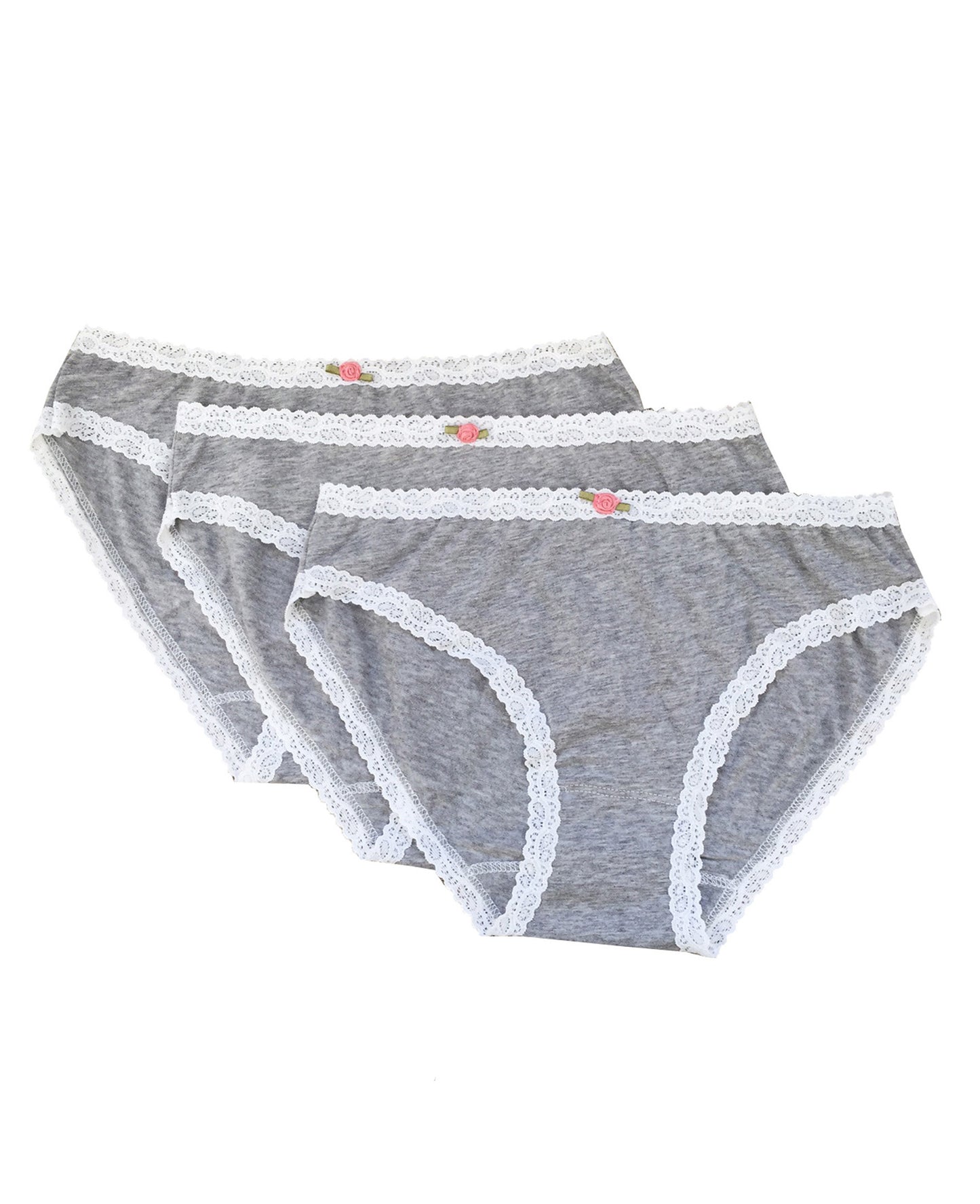 JU60 Esme Junior Teenage Solid Color 3-Pack Panty