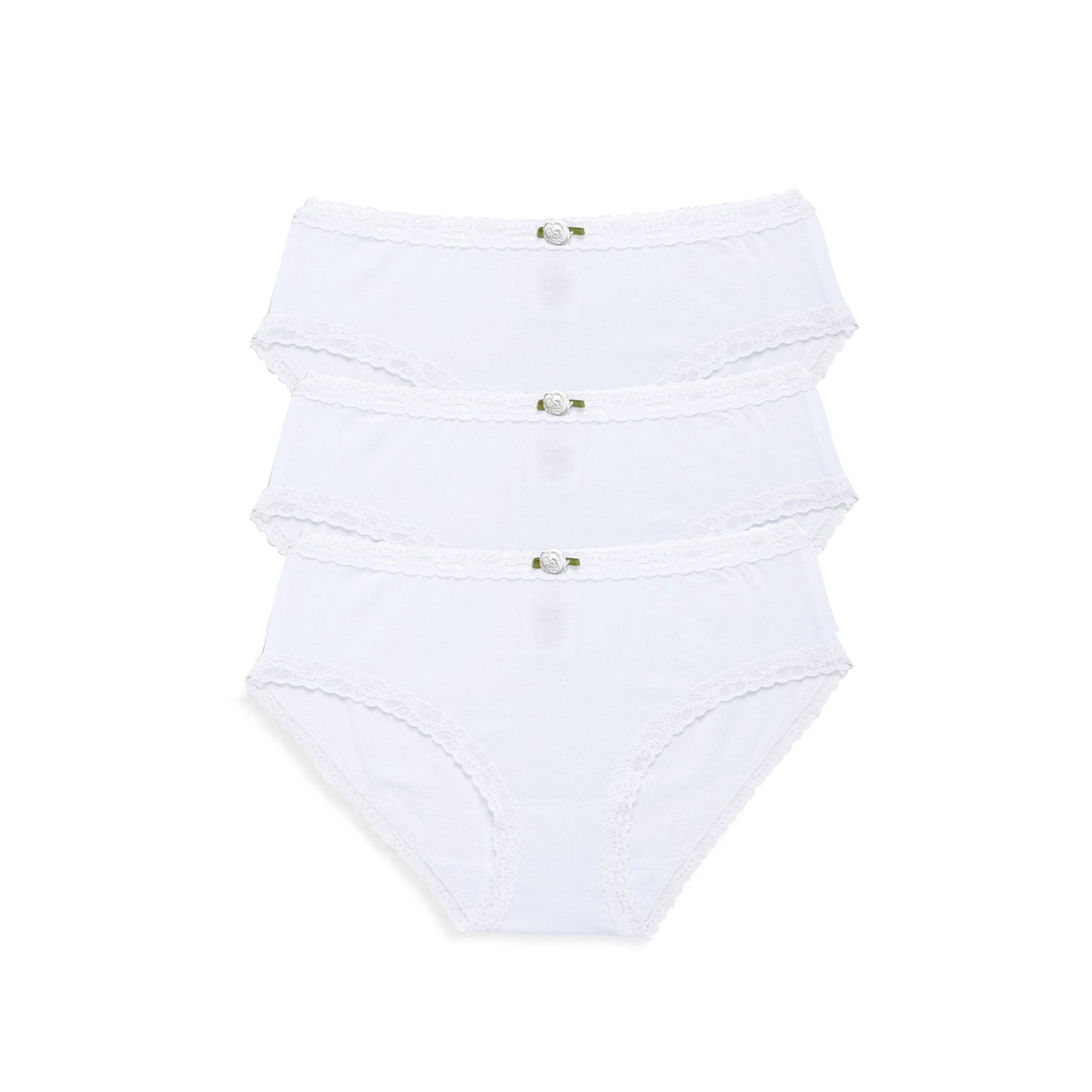 JU60 Esme Junior Teenage Solid Color 3-Pack Panty