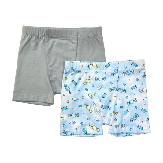B007 Esme Boys 2pcs Boxer Underwear In Patterns Dribble Star