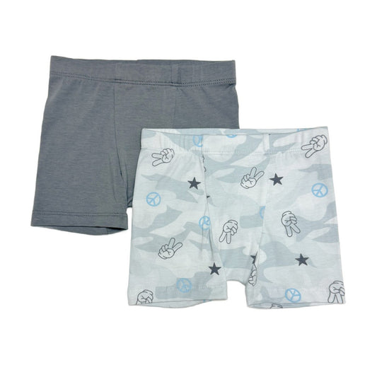 B007 Esme Boys 2pcs Boxer Underwear In Patterns Dribble Star