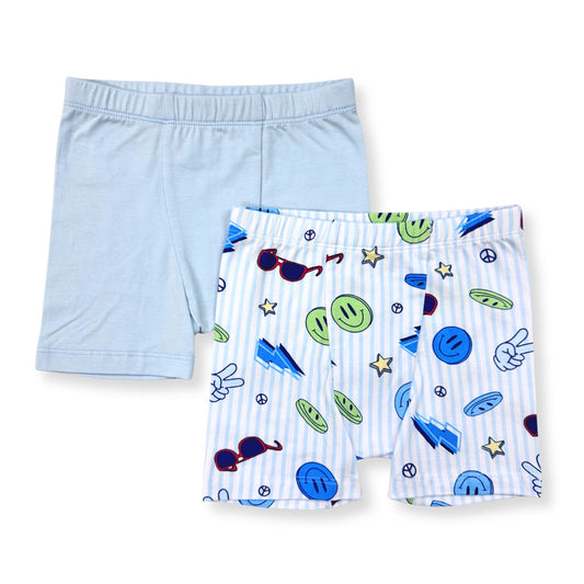 B007 Esme Boys 2pcs Boxer Zoom Skateboard, Christmas Dino Cookie, World Cup
