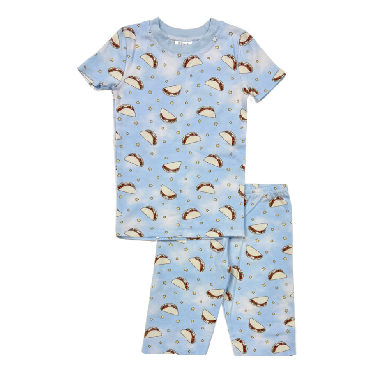 BCS45 Esme Boys Pajamas Short Sleeve Shorts Set Skateboard, Monster Truck, Charcoal  Navy