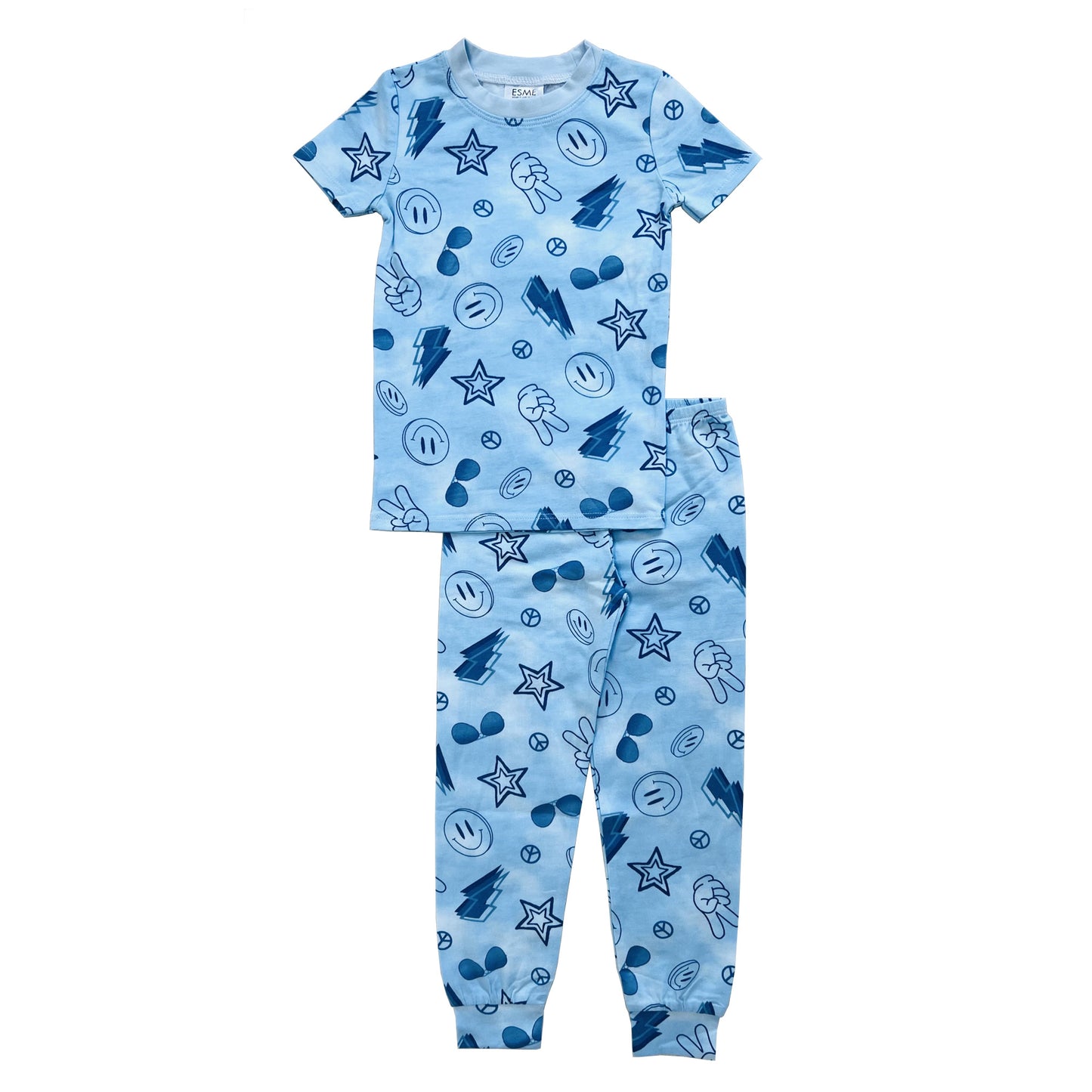 BCS47 Esme Boys Short Sleeve Pants Set in Thunder, Alligator,  Rocket Sale