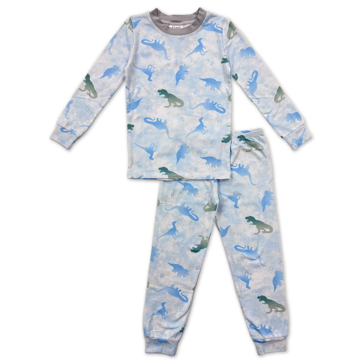 BCS49 Esme Boys Full Length Pajamas Set  Superhero,  Star, Gummies, Thunder Bunny, Dino World, Transporter