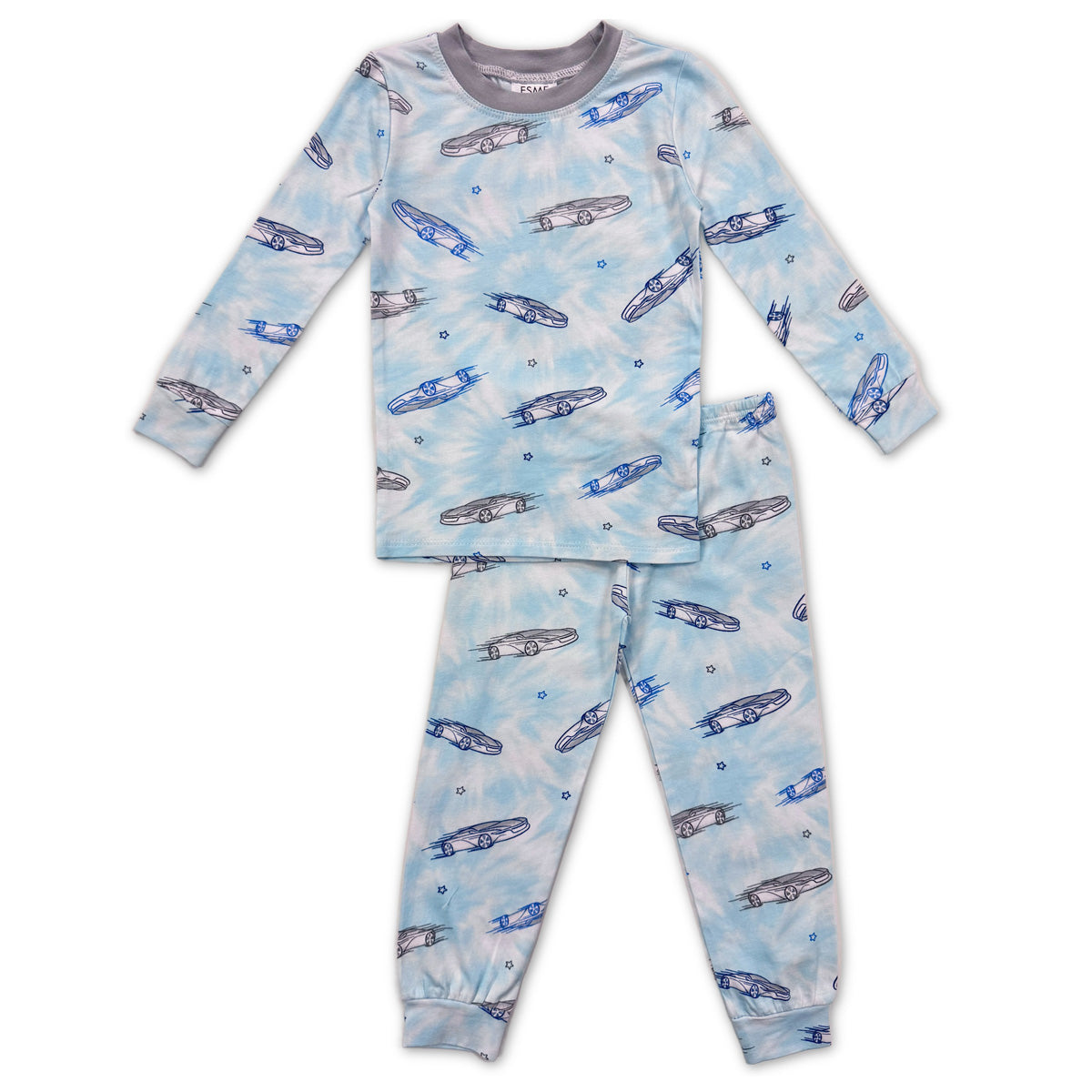 BCS49 Esme Boys Full Length Pajamas Set  Superhero,  Star, Gummies, Thunder Bunny, Dino World, Transporter