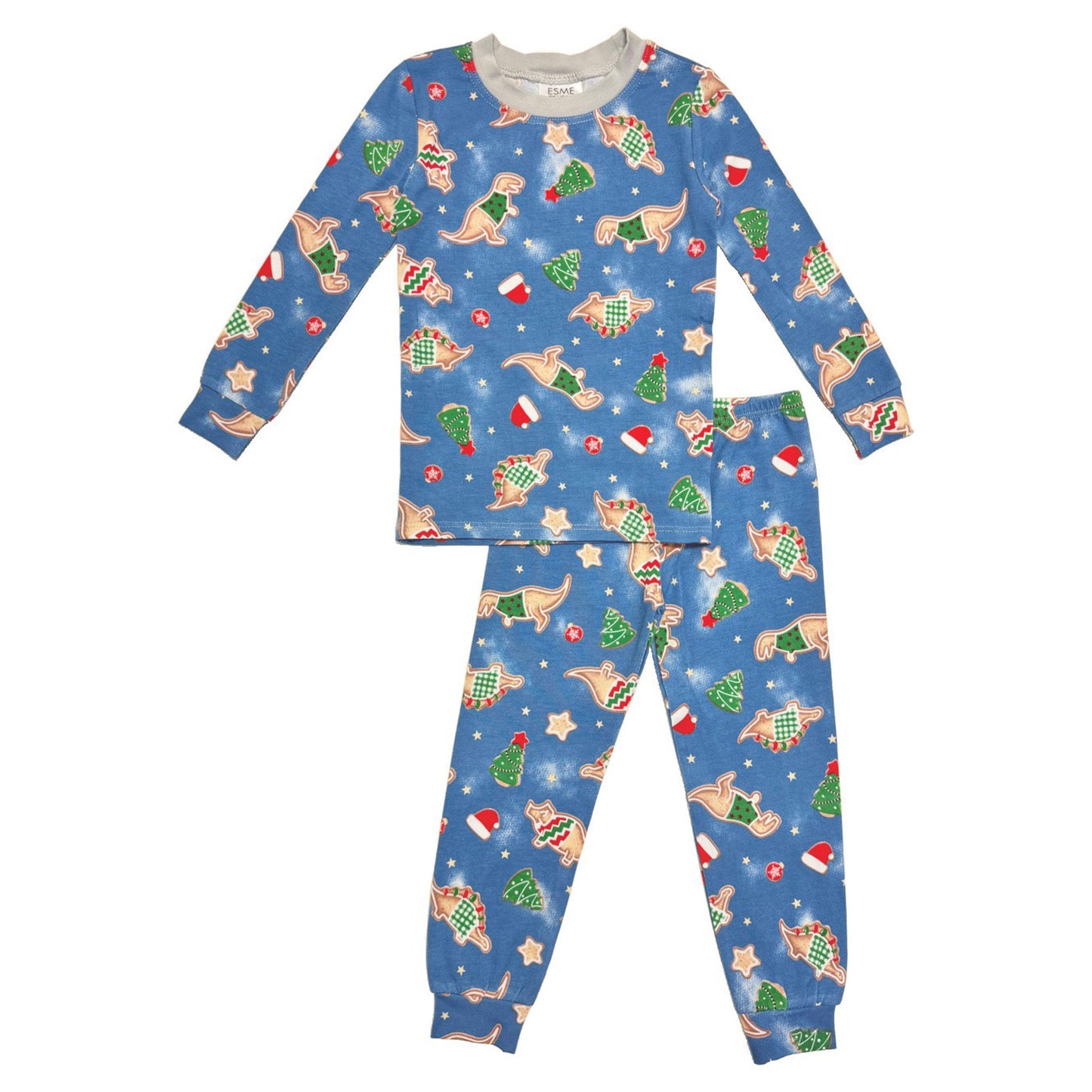 BCS49 Esme Boys Full Length Set Pajamas Hanukkah Arch, Santa Pup, Santa Truck, Bat, Jack n Boo Smores