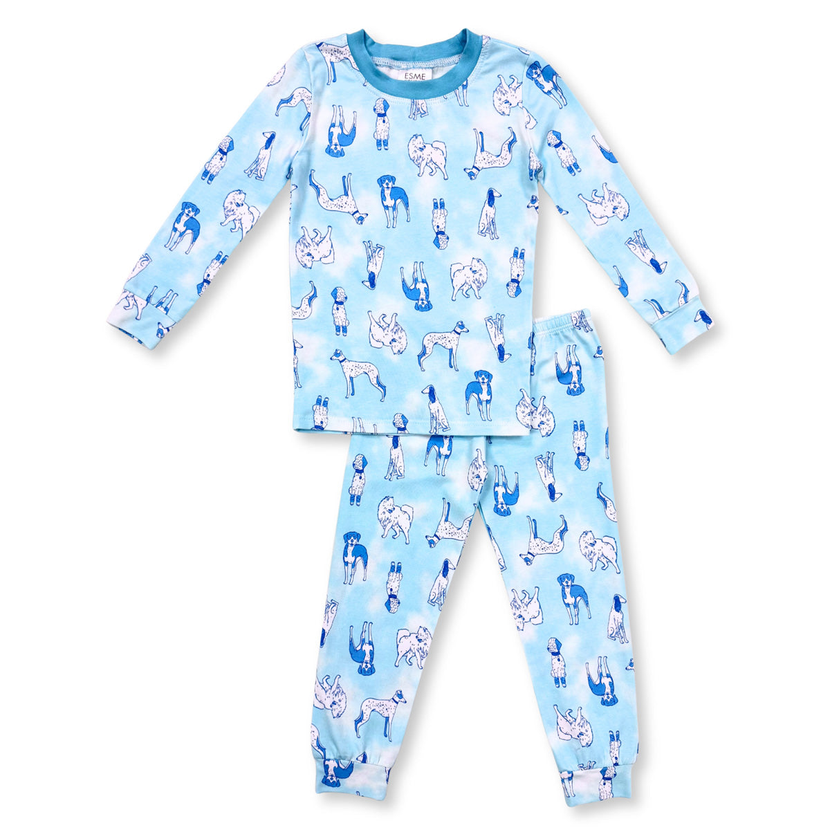 BCS49 Esme Boys Full Length Set Pajamas Hanukkah Arch, Santa Pup, Santa Truck, Bat, Jack n Boo Smores