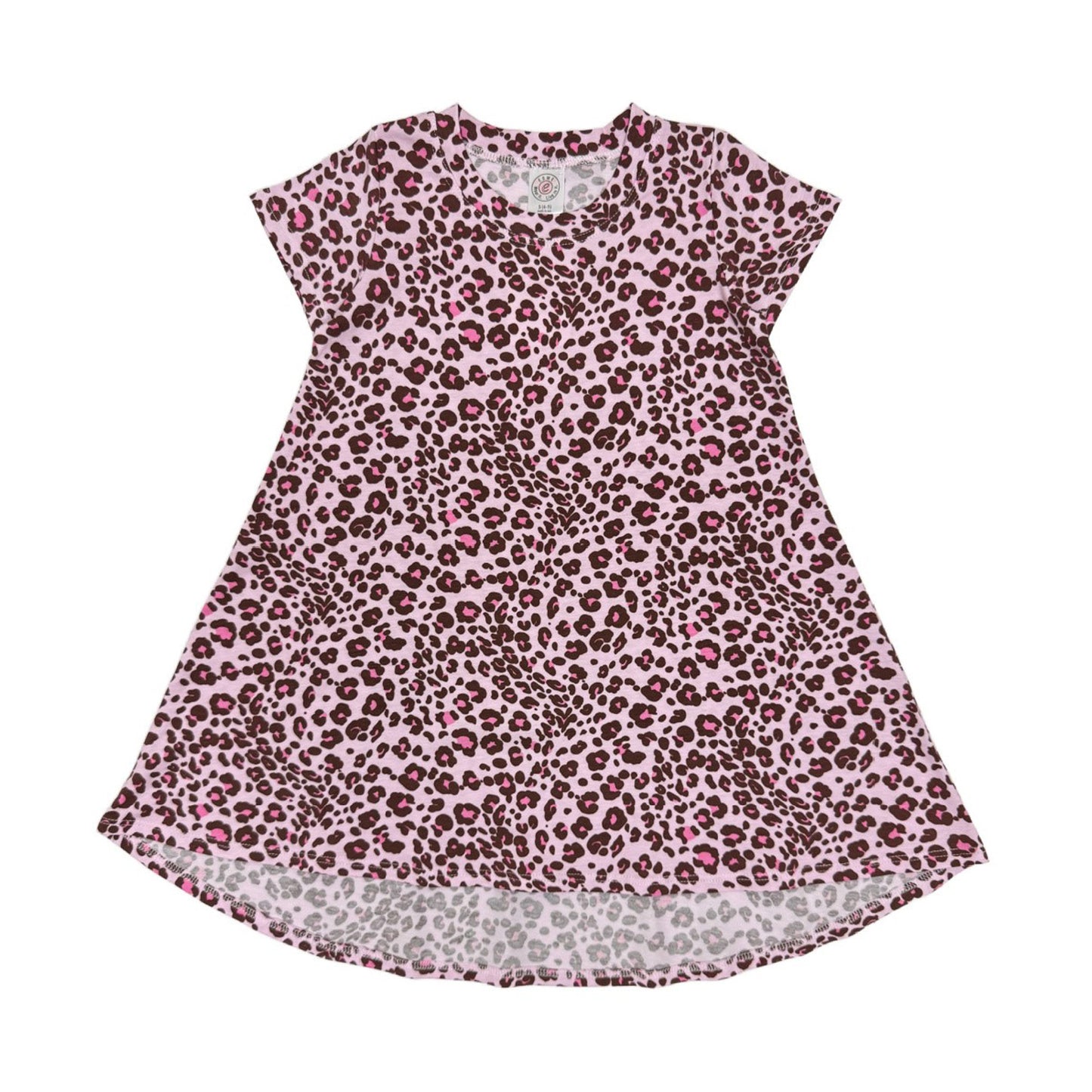 BW917 Esme Girl's Animal Cookies, Bunny Marshmallow,  Cotton Candy Short Sleeve Dress