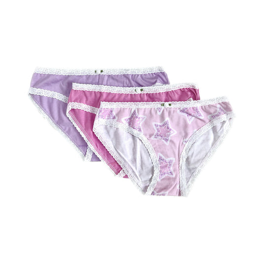 JU60 Esme Teenage ( not for little girls) 3-Pack Panty Clearance Sale