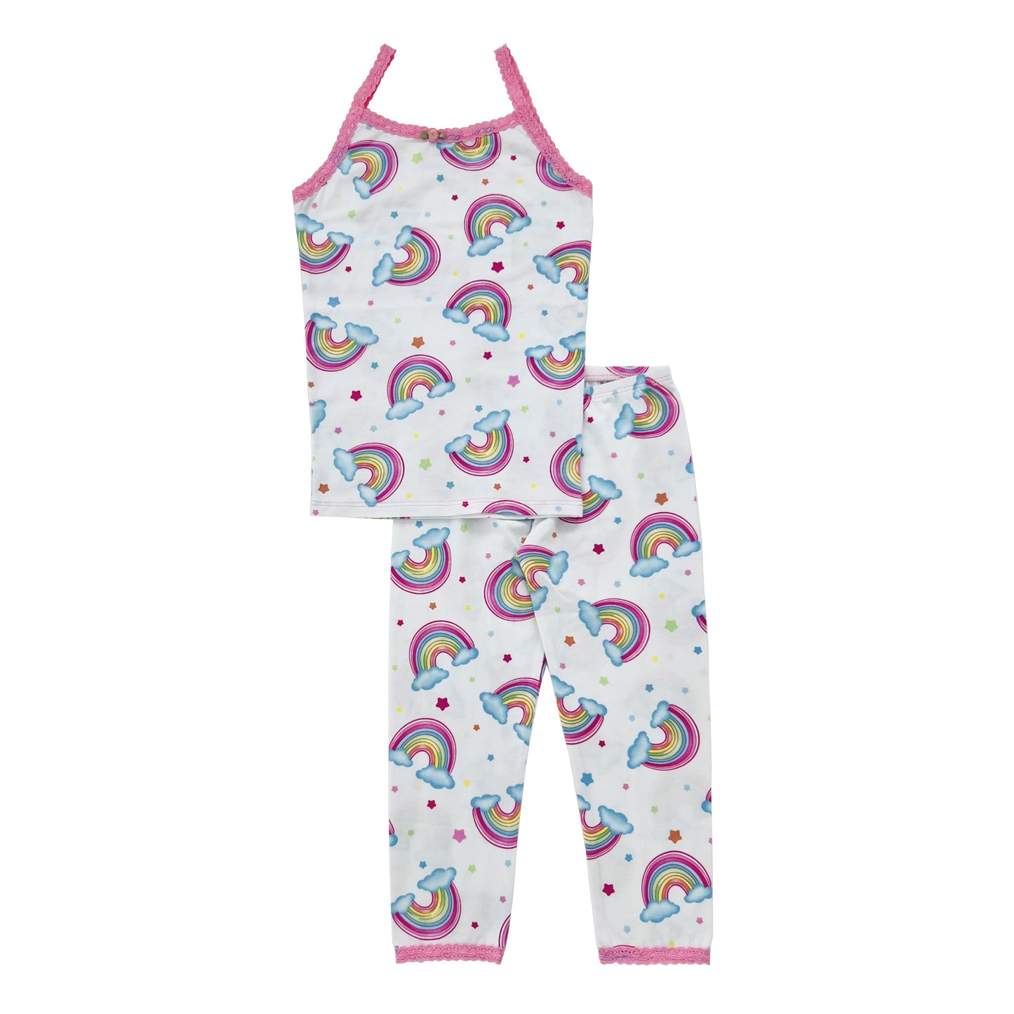 SF90057 Esme Girl's Cami & Leggings Set in Heart  Love Sketch Rainbow Star patterns