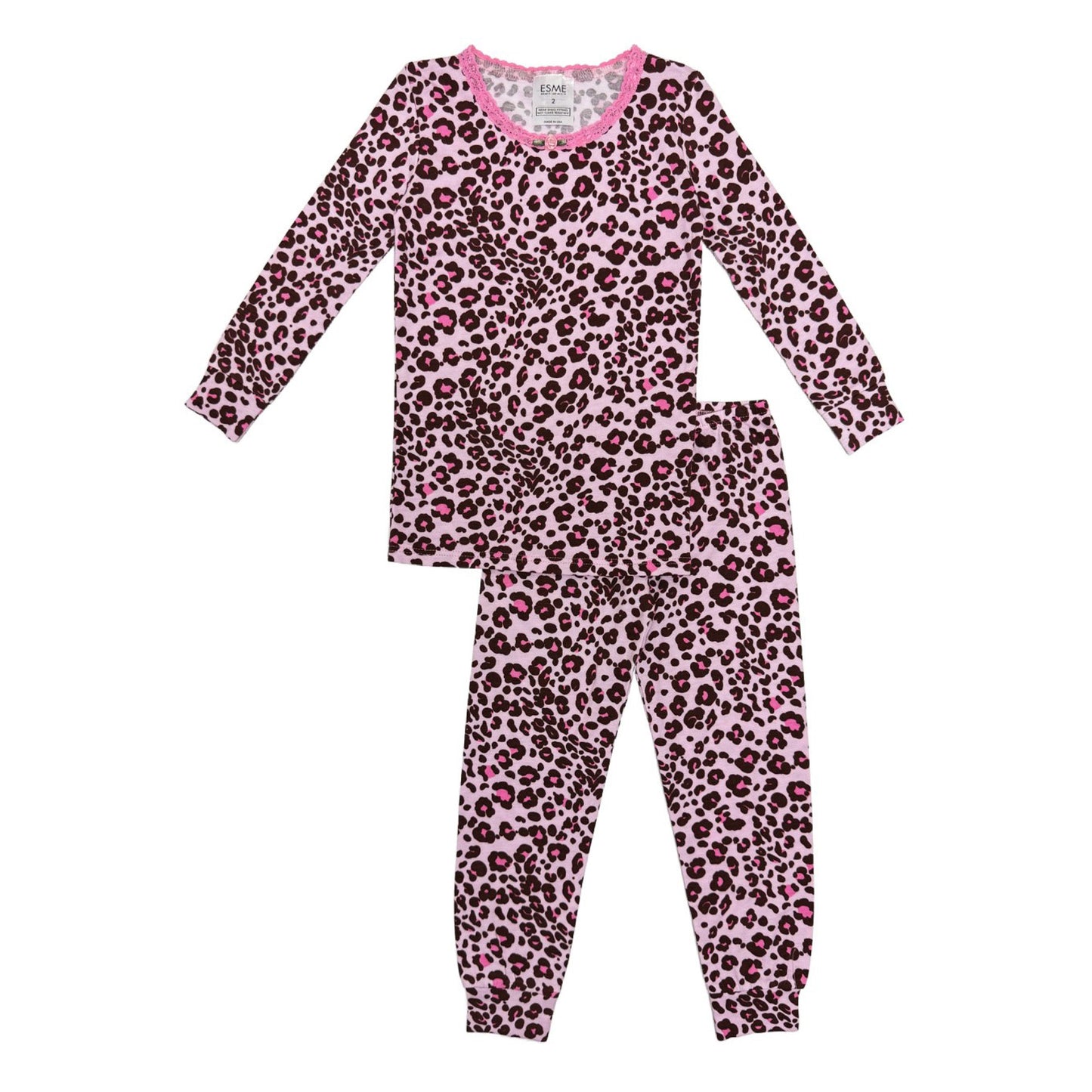 SF977 Esme Girl's Full Length Set in Cheetah, Kiss, Coco Cheetah, Unicorn