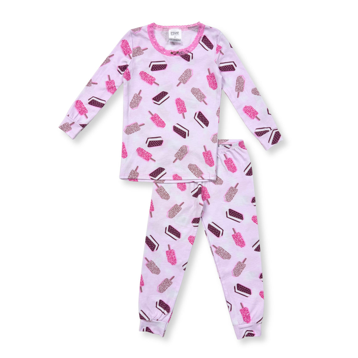 SF977 Esme Girl's Full Length Set in Doodle, Sweet Heaven, Coquette Unicorn