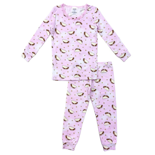 SF977 Esme Girl's Full Length Set Bunny,  Pearly Hearts,  Unicorn Sky, Smilee, Taco, Bow, Popsicle