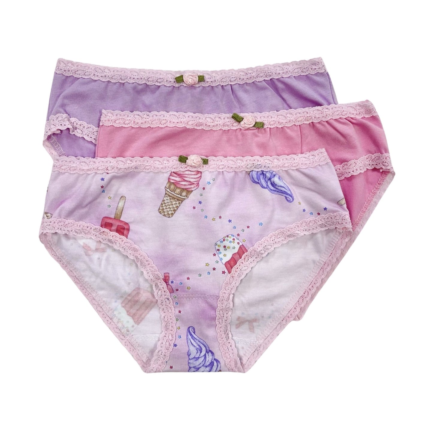 U20 Esme Girl's 3-Pack Panty Cool Girl, Chic, Bubbles, Strawberry Maca –  DoReMiFa-esme
