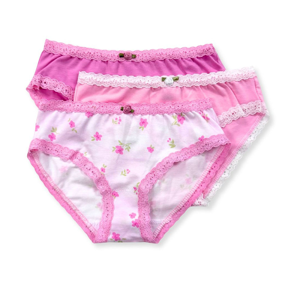 U20 Esme Girl's Roise Rainbow School Girl Paw Club 3-Pack Panty