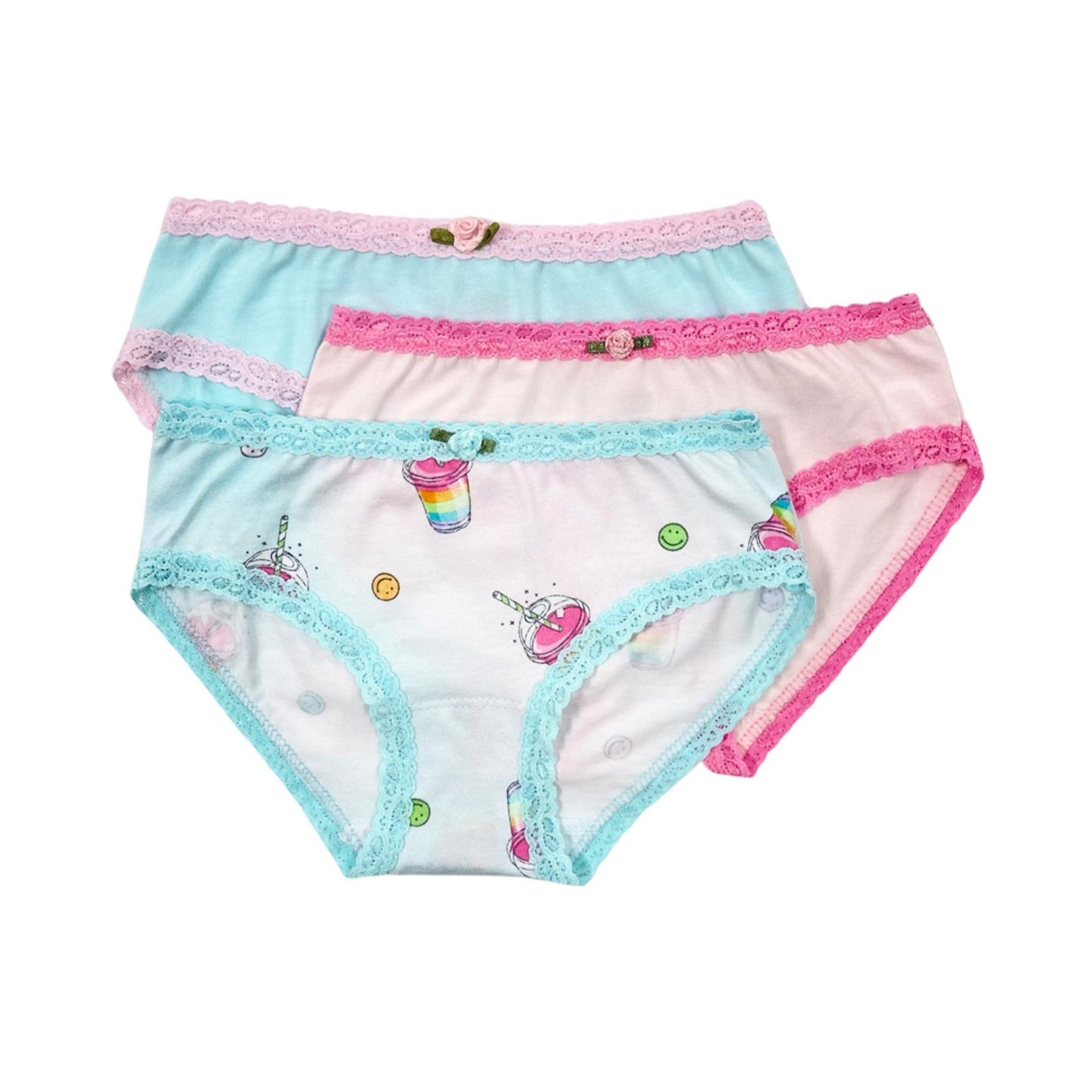 Esme U20 Girls Comfortable Underwear Panty 7pc XS S M L XL PT for Sensitive  Skin Made in Usa 