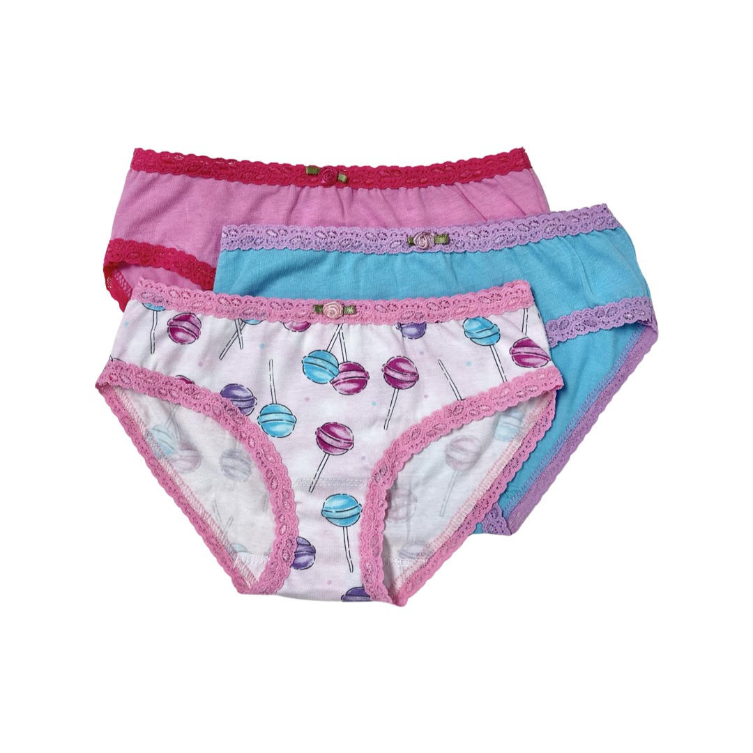 U20 Esme Girl's 3-Pack Panty in Patterns Heart Kiss – DoReMiFa-esme