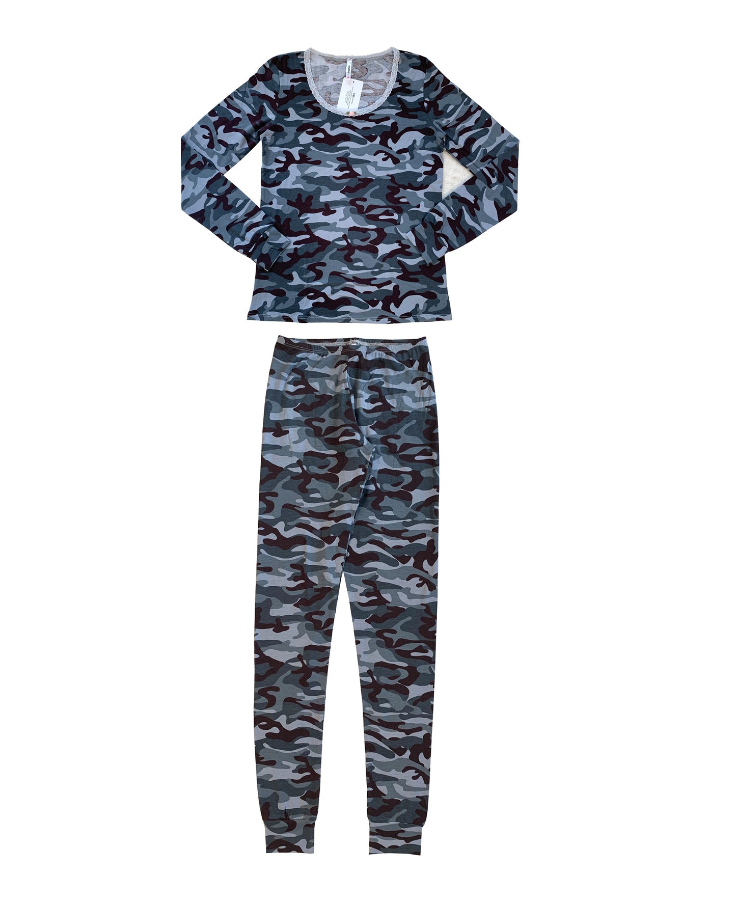 WL977 Esme Women's Full Length Set Disco Cherry, Butterfly, Bright Tie Dye, Frenchie Bulldog, Rose, Star Tie Dye, Construction & Camo