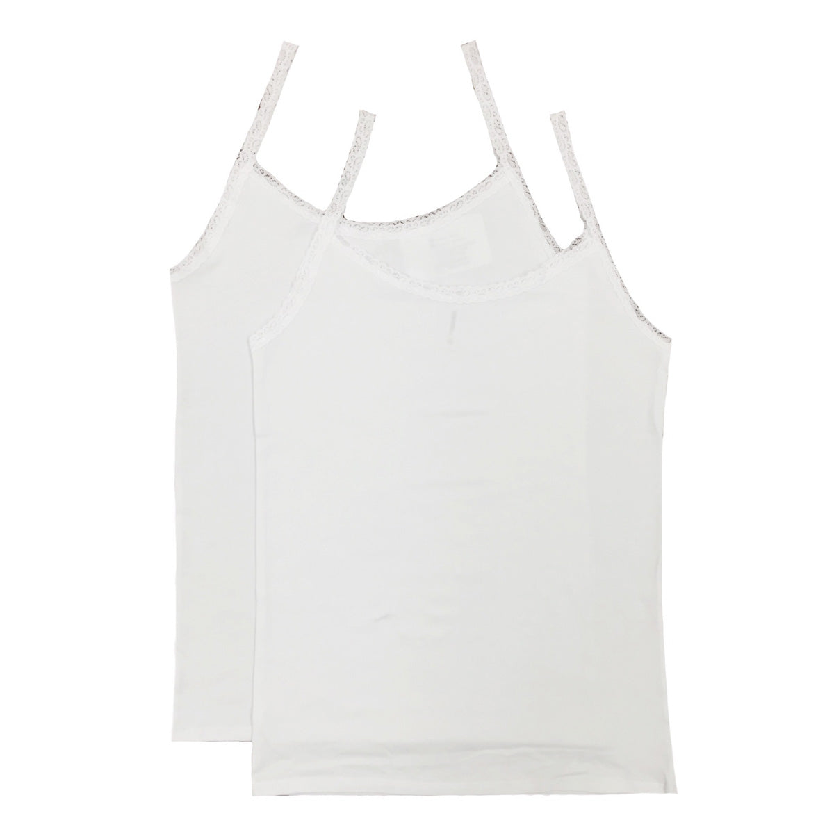 WL900 Esme Women's Cami Tank Top 2pc Under Layer White Grey Black Lavender