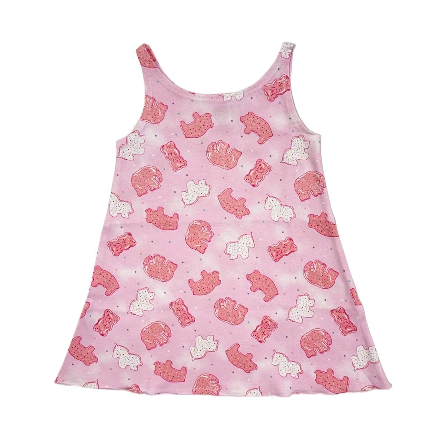 BW2CD Esme Girl's Cami Dress Rose Cherry Bunny Butterfly Rainbow