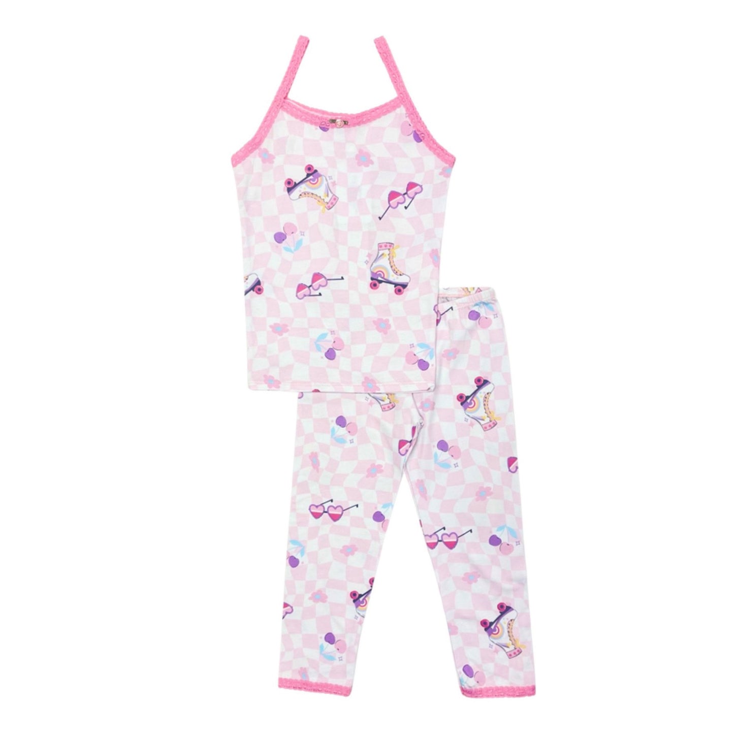 SF90057 Esme Girl's Cami & Leggings Set in Heart  Love Sketch Rainbow Star patterns