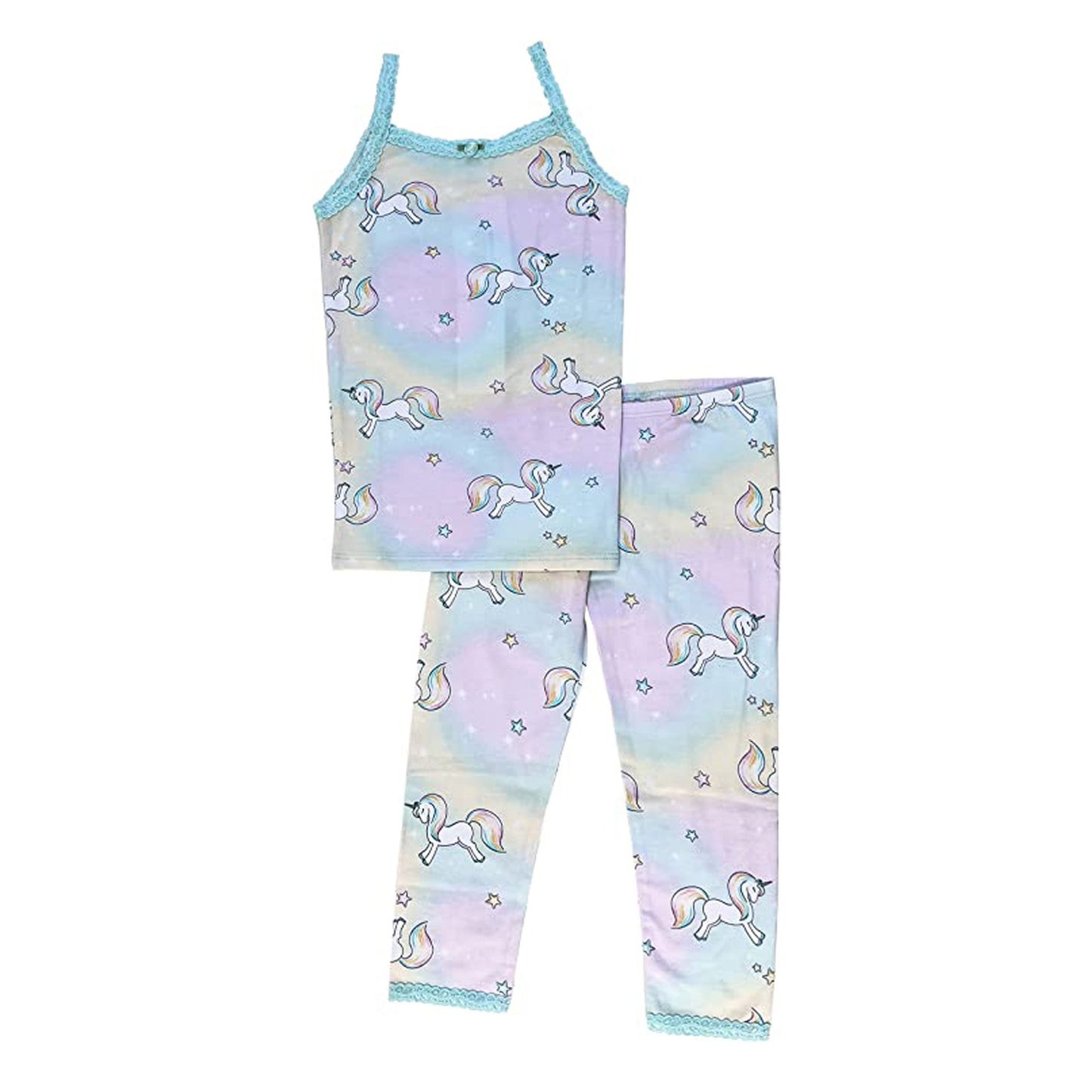 SF90057 Esme Girl's Cami & Leggings Set in Heart  Love Sketch Rainbow Star patterns