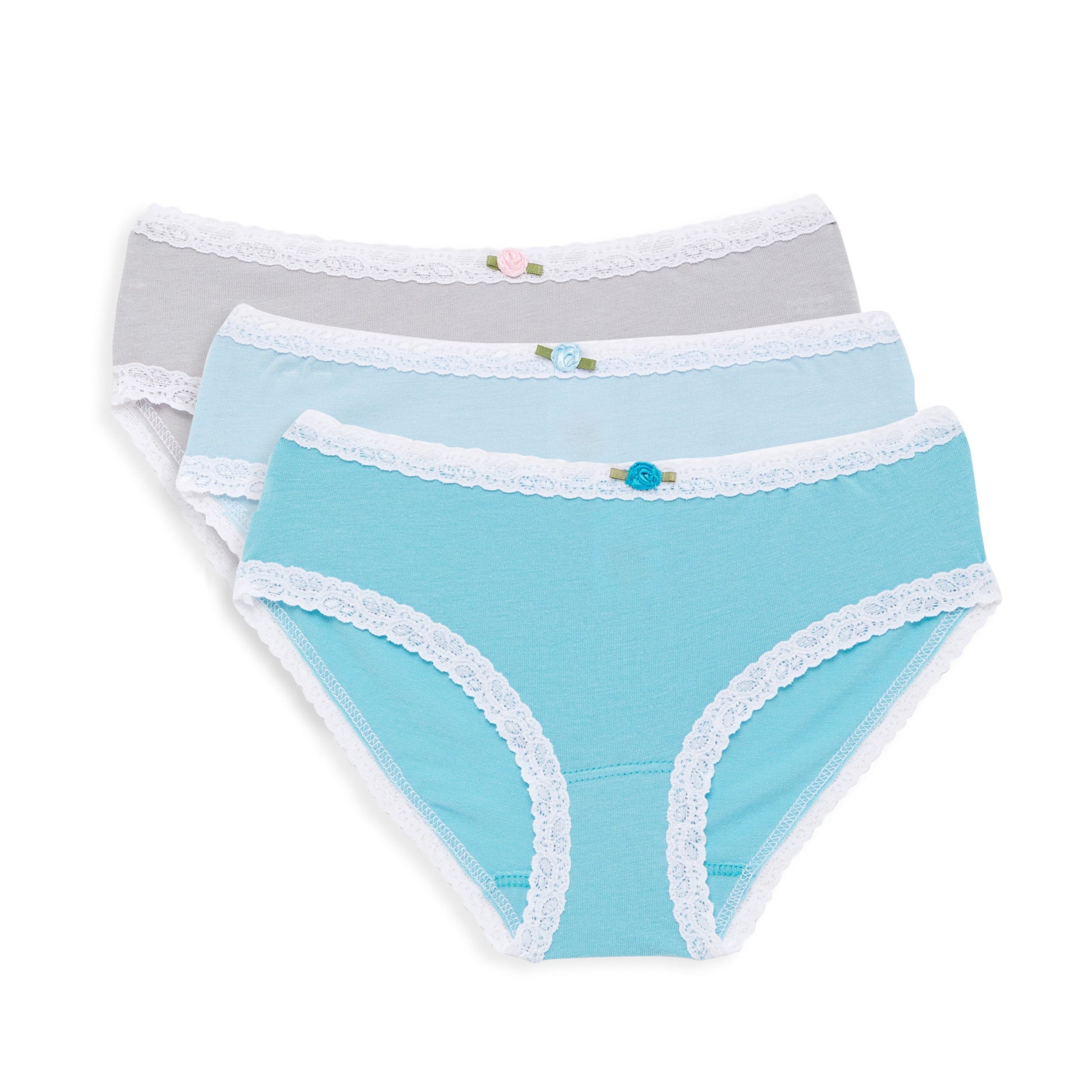  ESME Little Girl's Panty Size X-Small 2-3 ALL Grey