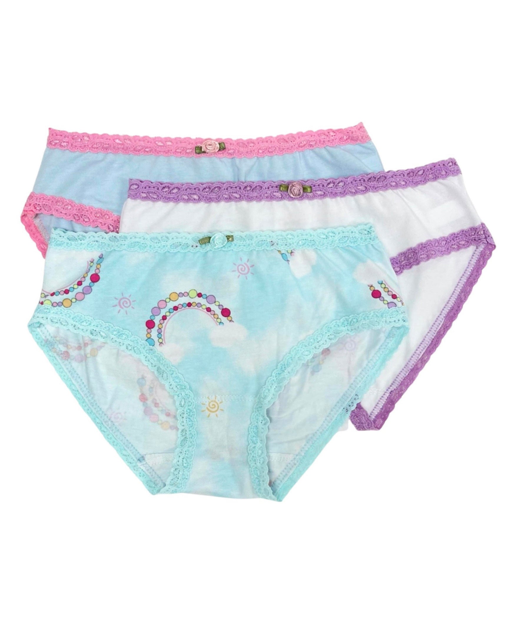  Esme JU60 Junior Teen Panty Underwear Size Junior Small 16 7Day  Rainbow (7PCs): Clothing, Shoes & Jewelry